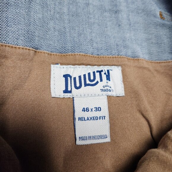 Duluth Ballroom Double Flex Jeans Mens 46x30 Blue Denim Relaxed Fit‎ Workwear - Picture 5 of 16
